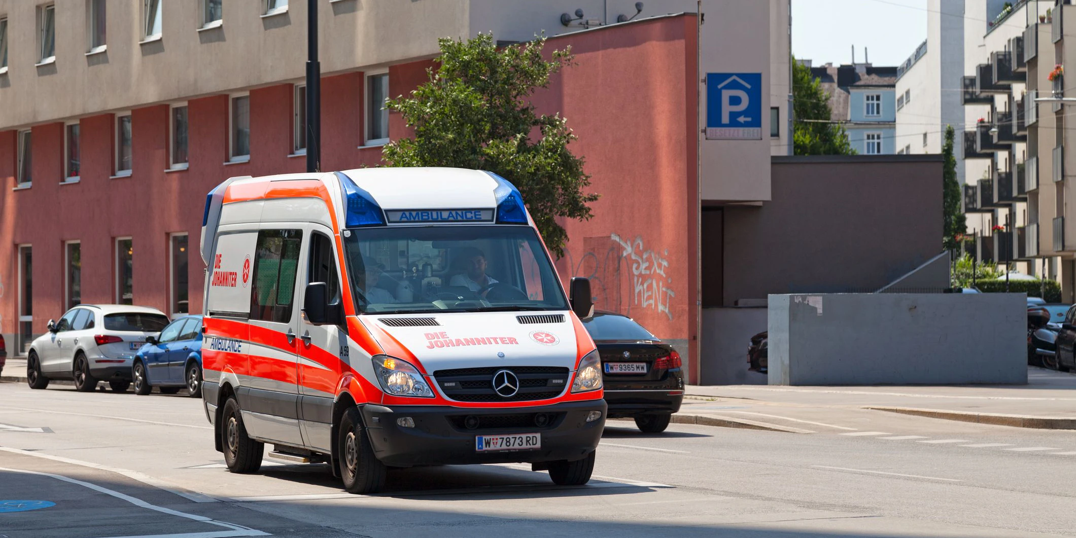 Die Rettung musste Mittwochmittag zum Unfall mit einer Schwerverletzten ausrücken.