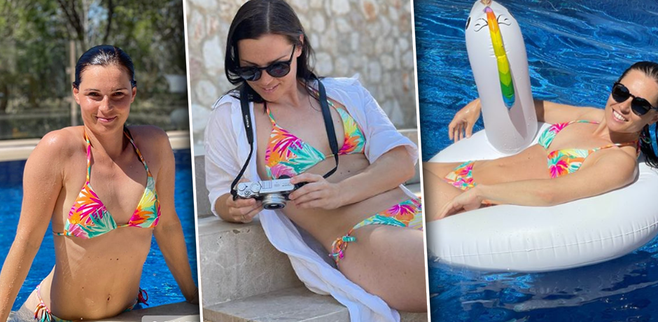 Anna Veith im Calzedonia-Bikini