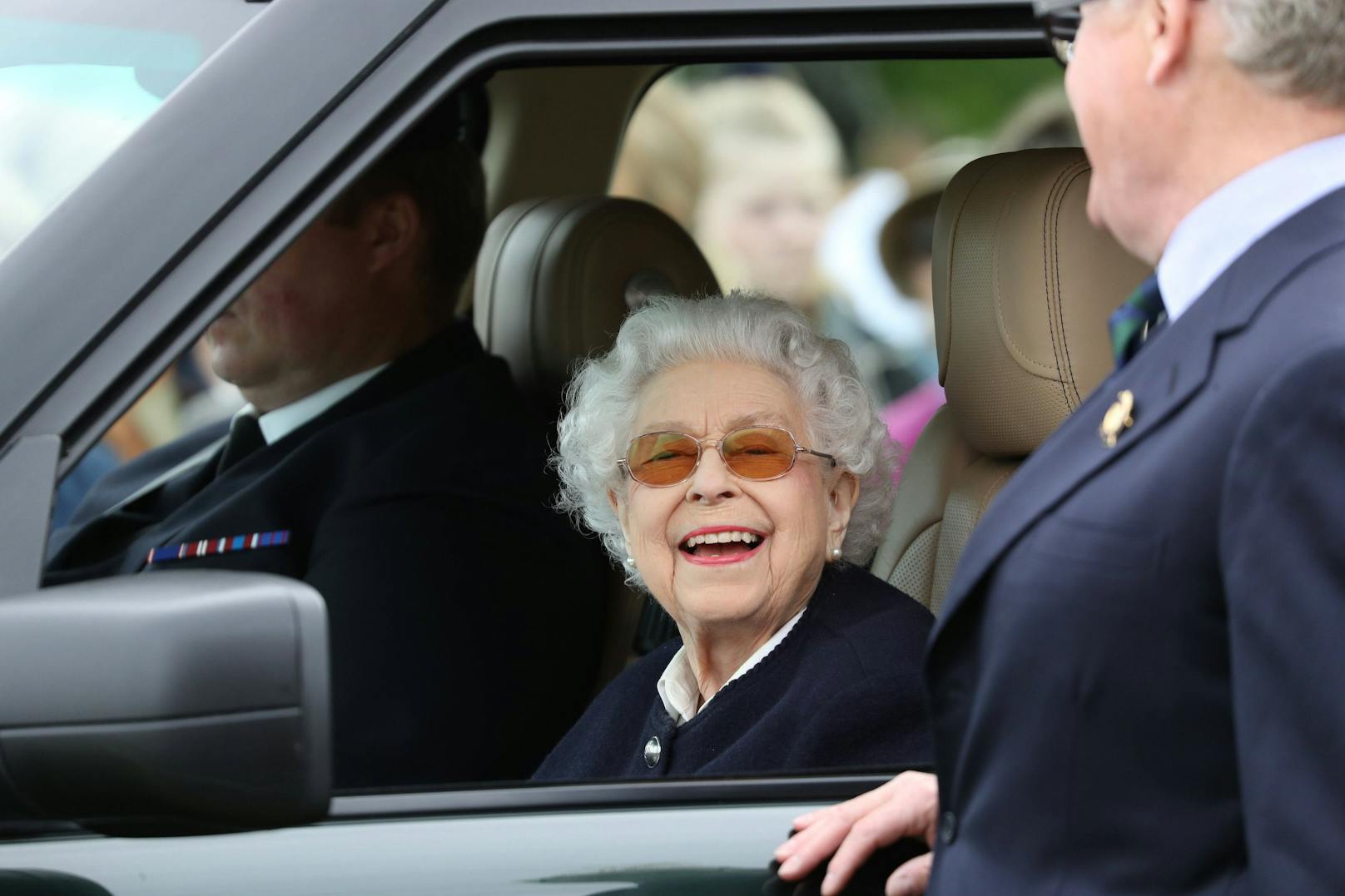 Queen Elizabeth II. hat ihren Spaß bei der Royal Windsor Horse Show.
