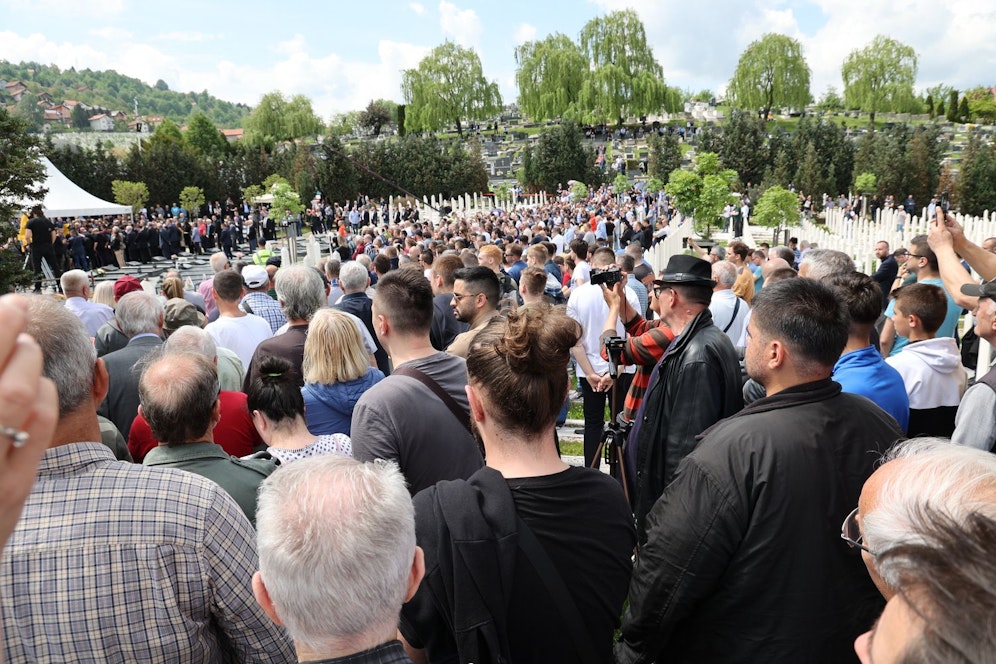 Sturms Trainerlegende Ivica Osim wurde am 14. Mai 2022 in Sarajevo begraben.