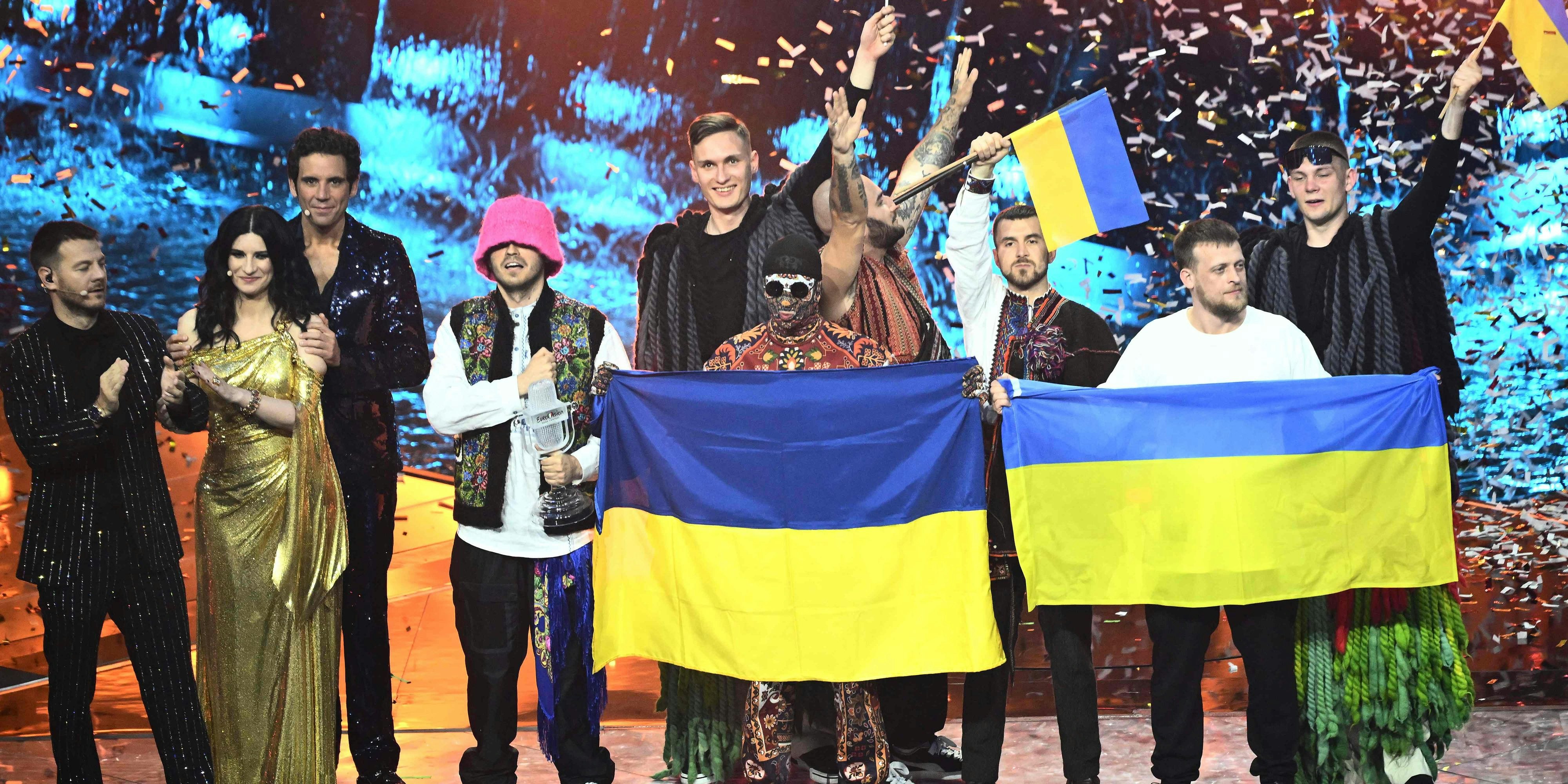 Das Kalush Orchestra gewinnt den ESC haushoch.