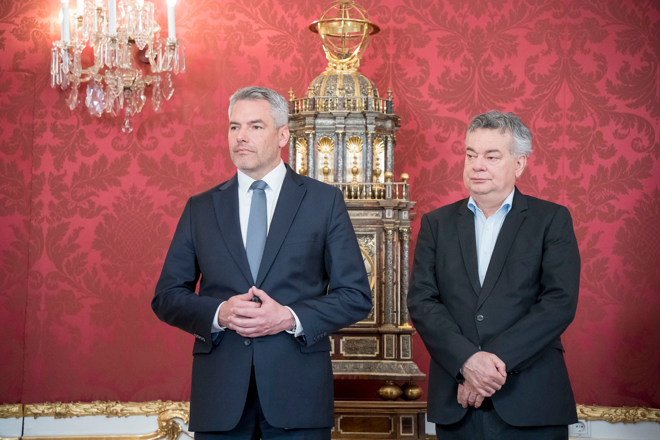 Es sah schon Mal besser aus für Bundeskanzler Karl Nehammer (ÖVP) und Vizekanzler Werner Kogler (Grüne).