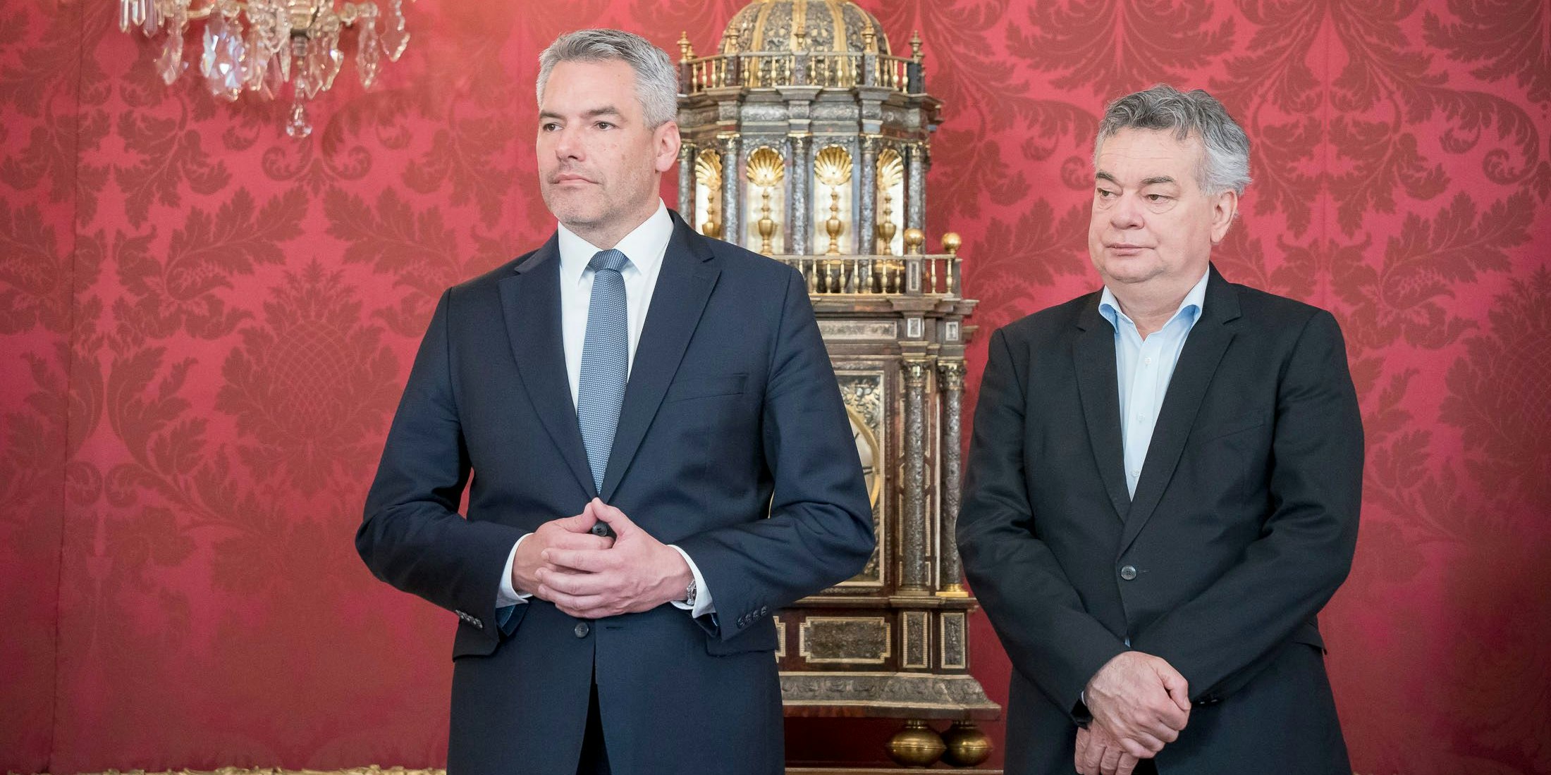 Es sah schon Mal besser aus für Bundeskanzler Karl Nehammer (ÖVP) und Vizekanzler Werner Kogler (Grüne).