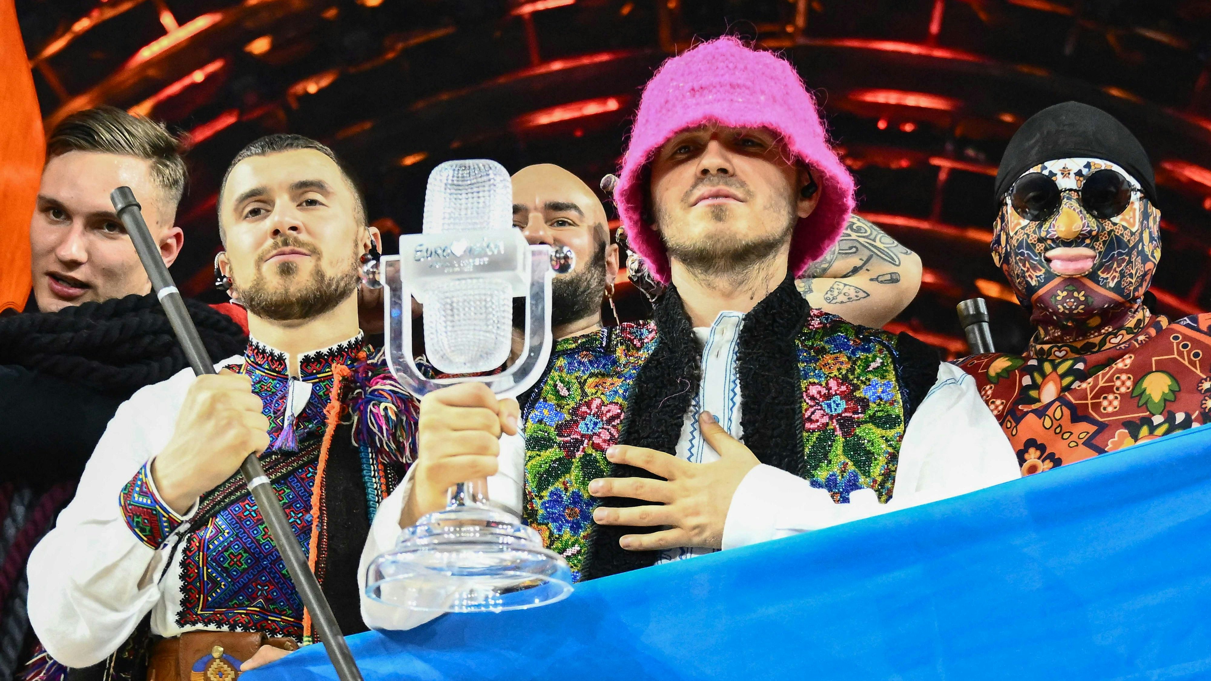 Das Kalush Orchestra gewinnt den ESC.