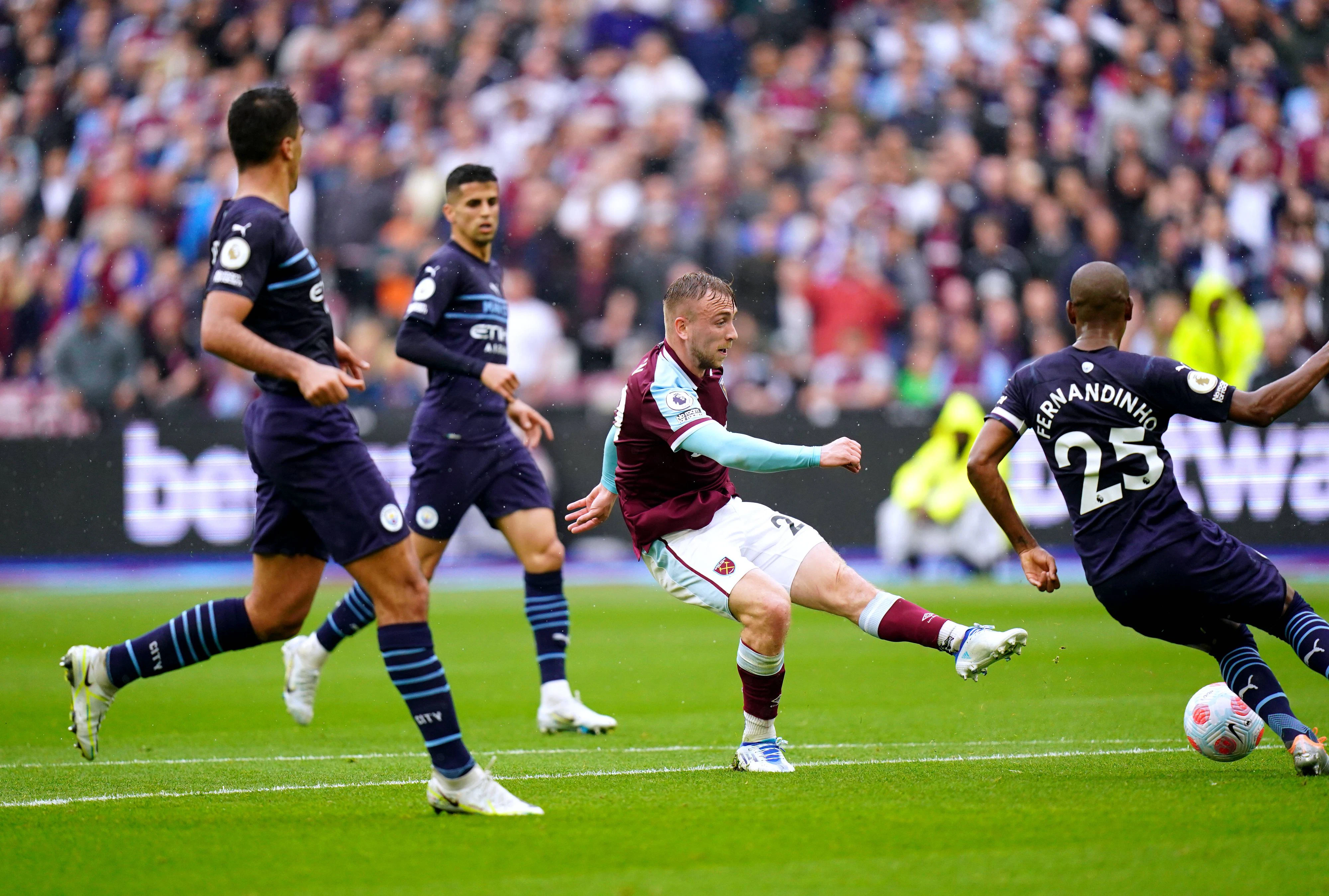 West Ham ringt City ein Remis ab.
