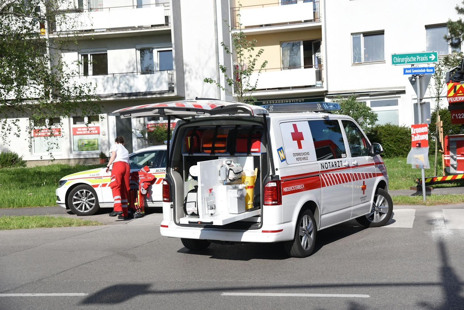 Mehrere Bewohner mussten evakuiert werden.