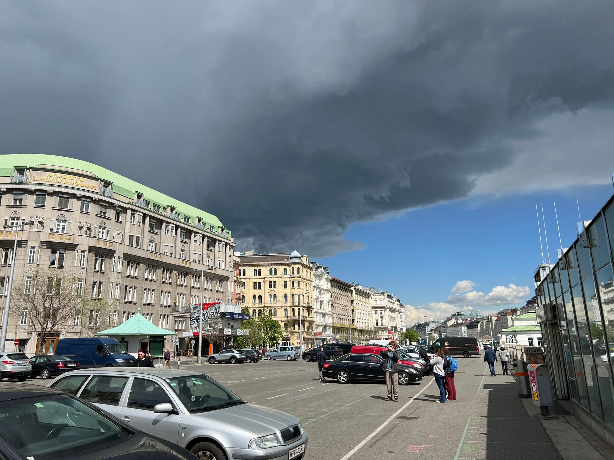 Auch über Wien wird es nach einem heißen Montag zu Gewittern kommen.