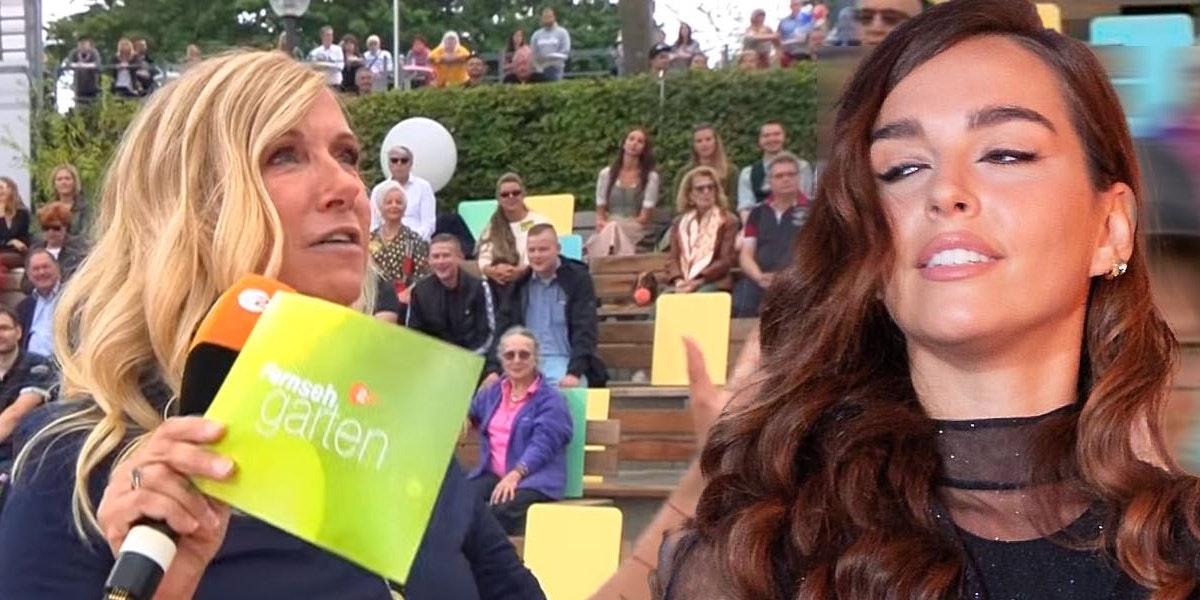 Lili Paul-Roncall schaute beim "Fernsehgarten" bei Andrea Kiewel vorbei.