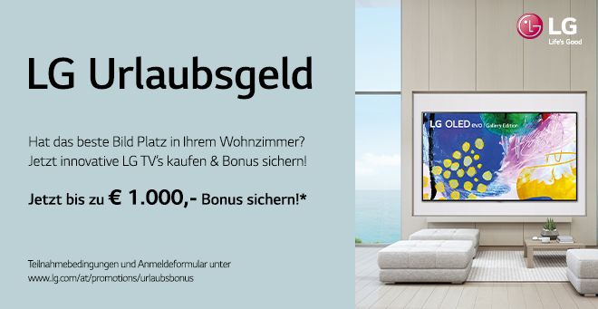 Sommer, Sonne, Geld zurück:  Mehr Ferienbudget mit der LG Aktion „Urlaubsgeld“