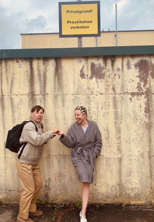 Da haben zwei Spaß...