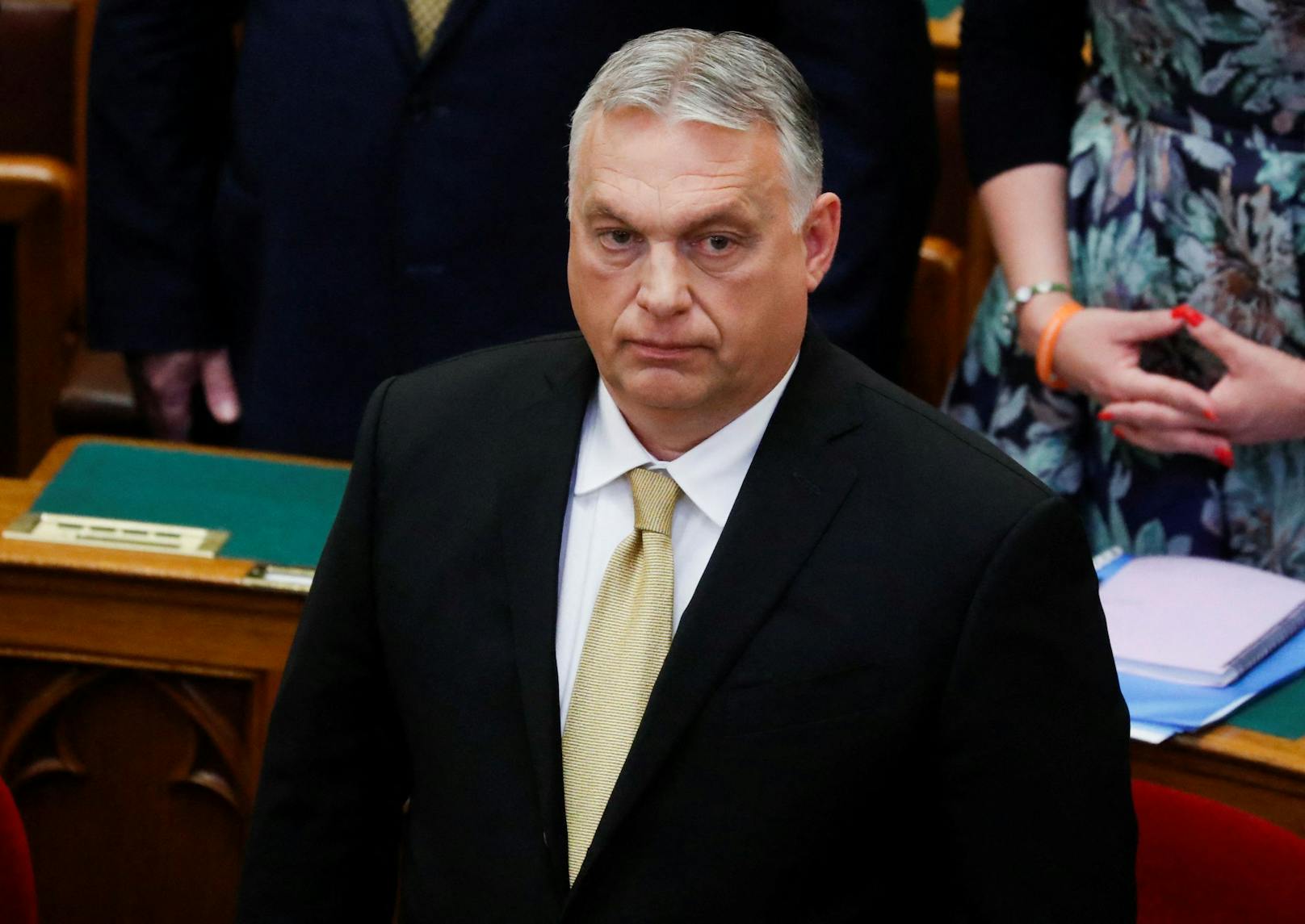 Der ungarische Premierminister Viktor Orban droht mit einem Veto, weil er die Energieversorgung seines Landes in Gefahr sieht.