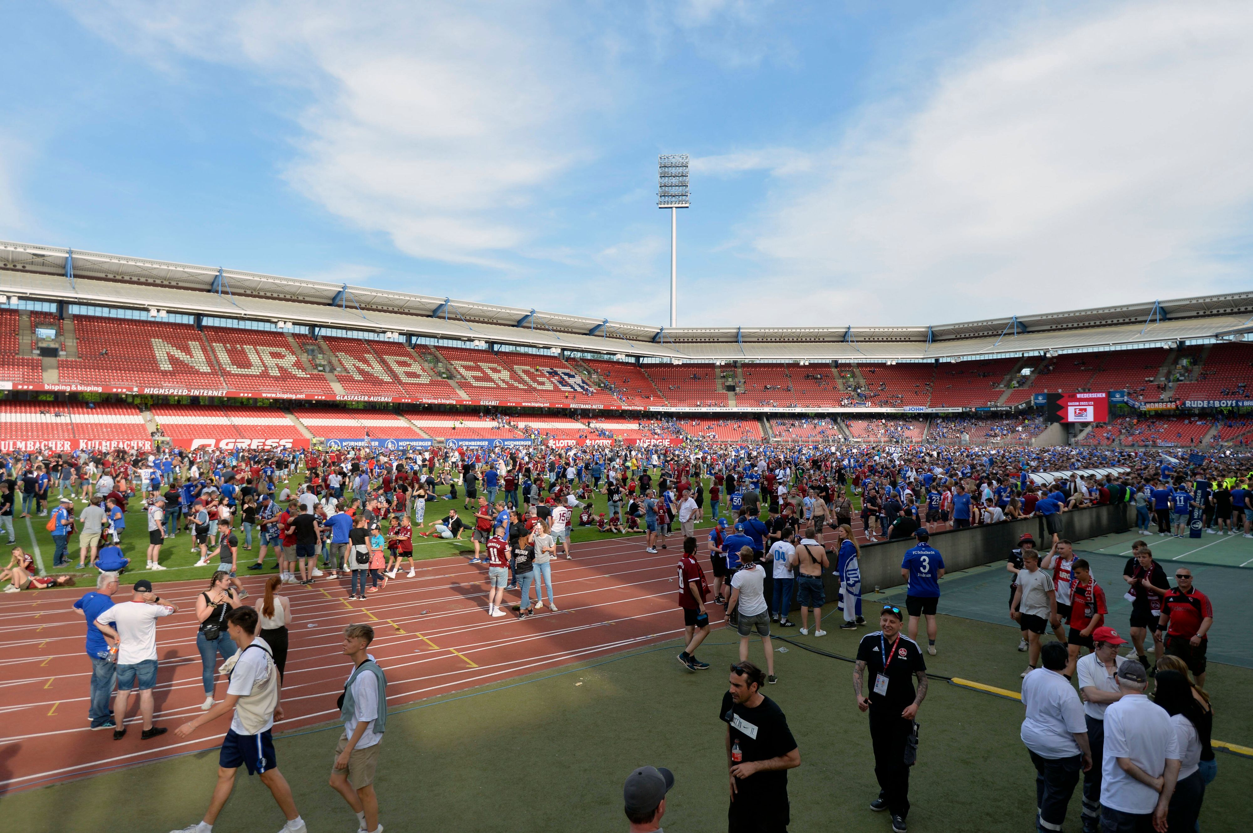Platzsturm in Nürnberg
