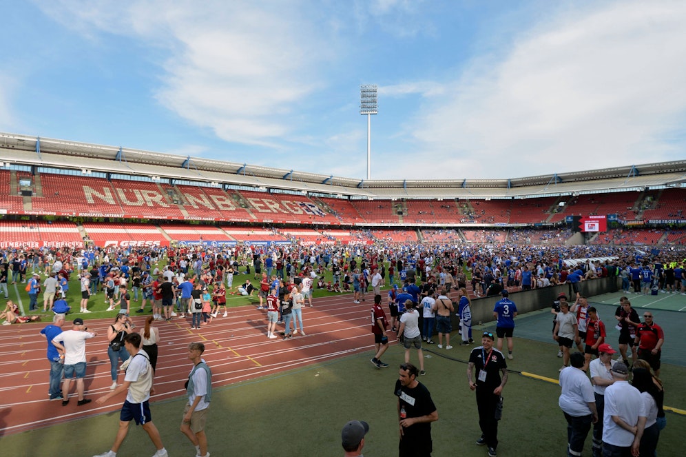 Platzsturm in Nürnberg