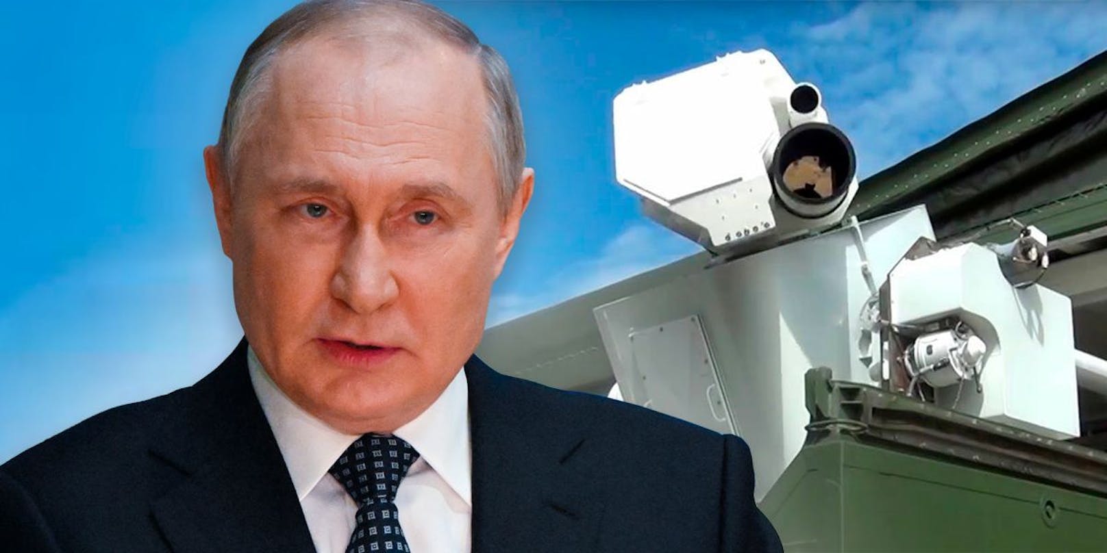 Wladimir Putin könnte bald das Laser-Waffensystem "Pereswet" einsetzen.