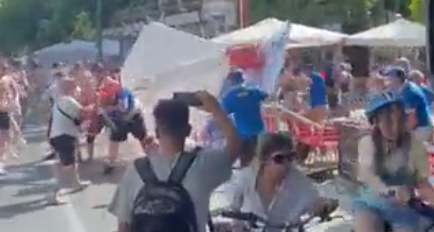 Heftige Szenen in Sevilla