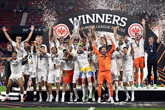 Frankfurt jubelt über den Sieg in der Europa League