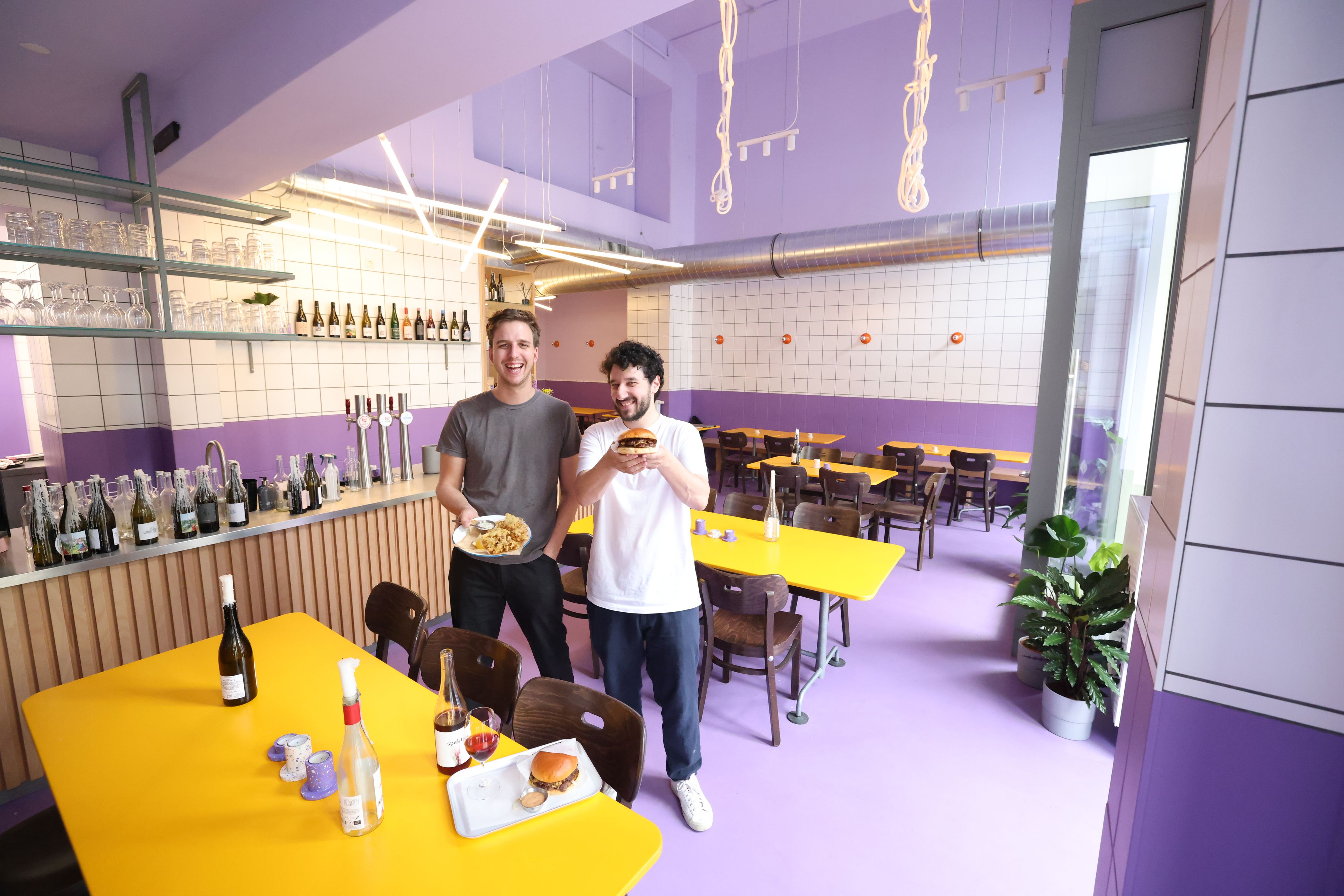 Bei Jan Hasler (26) und Elior Molcho (36) im 