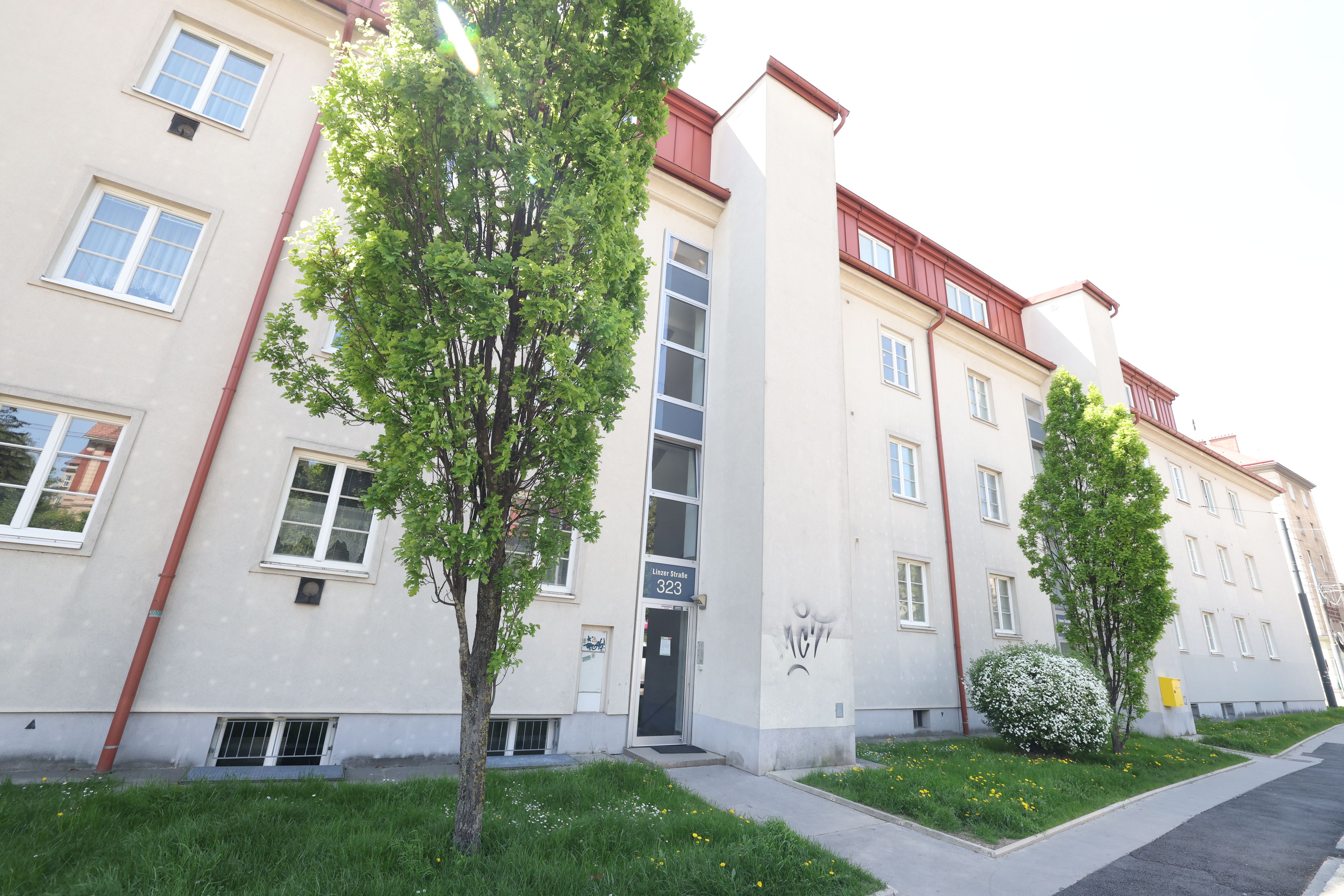 Der Tatort in der Linzer Straße in Wien.