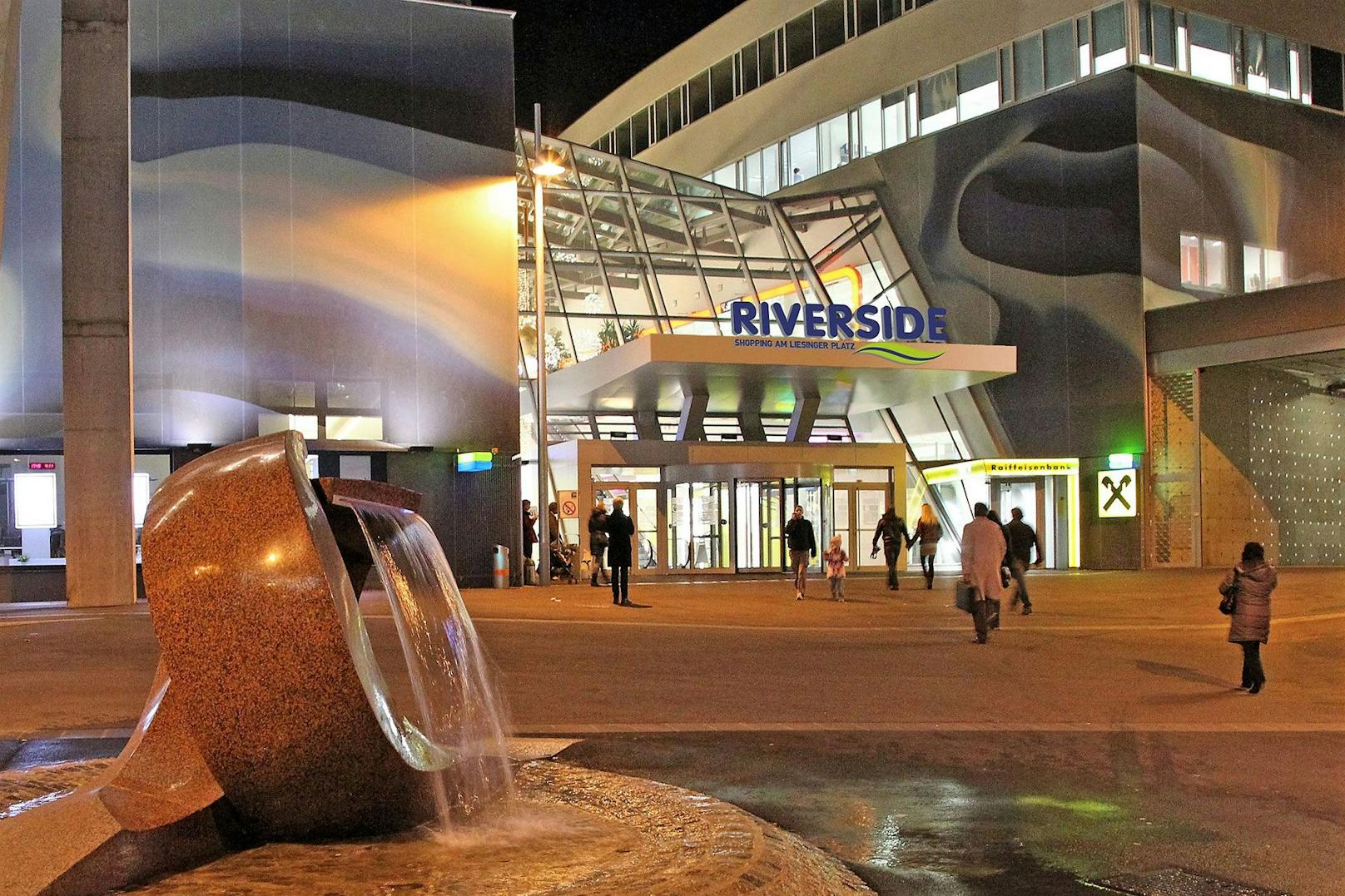 Das Einkaufszentrum Riverside in Wien-Liesing