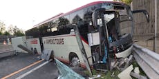 Balkan-Bus crasht auf Westautobahn – 20 Verletzte