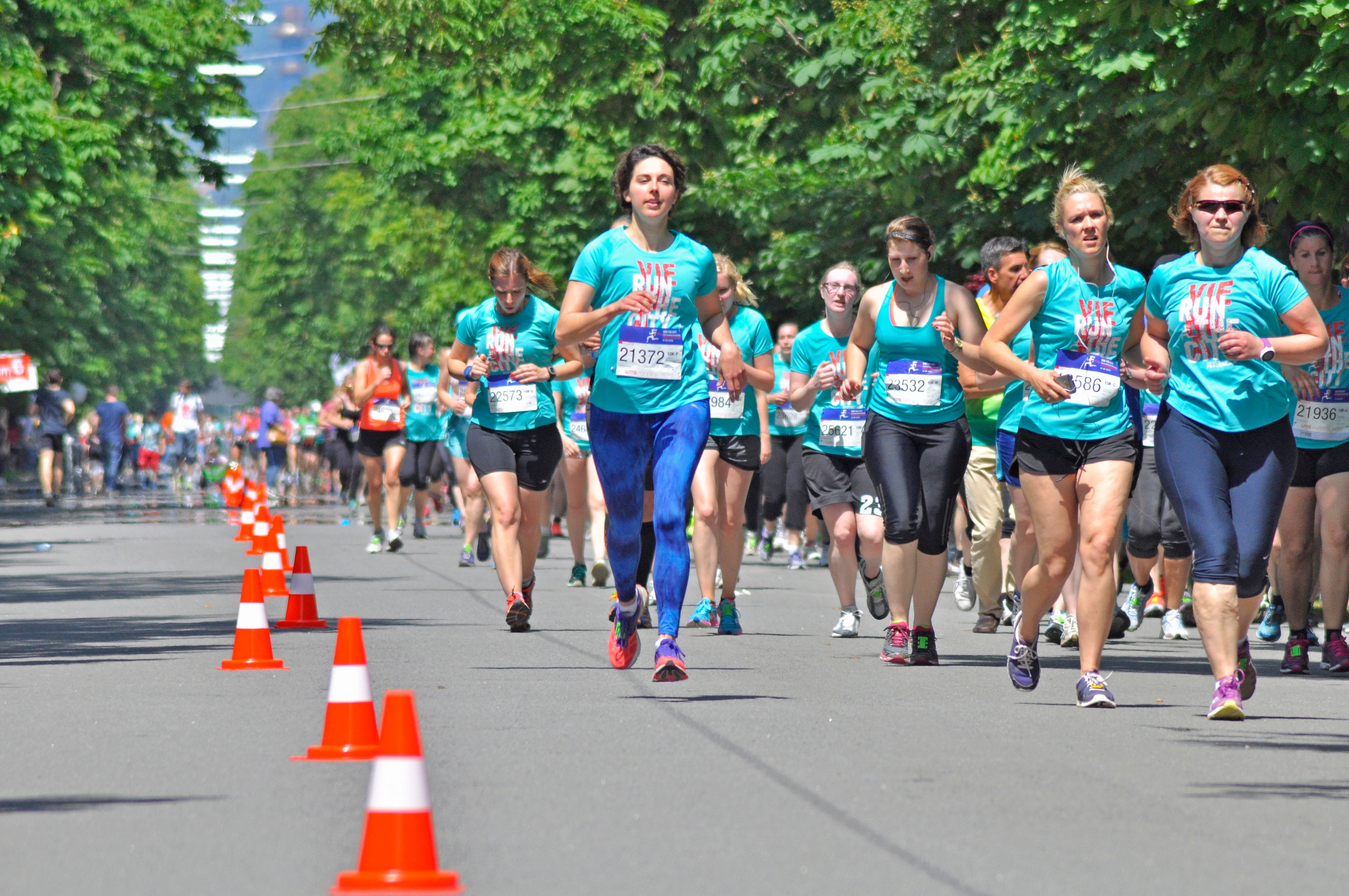 30.000 Teilnehmerinnen sind beim 34. Österreichischen Frauenlauf in Wien mit dabei.