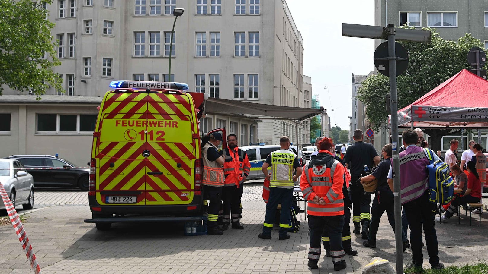 Großeinsatz am Lloyd-Gymnasium in Bremerhaven