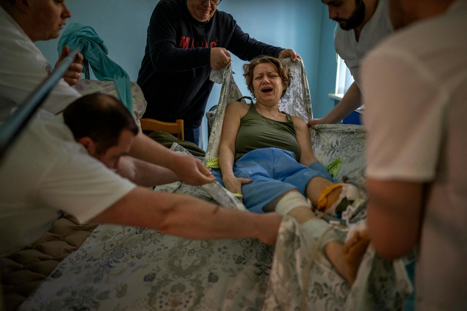 Olena Viter überlebte die Explosion einer russischen Bombe mit einem zerfetzten Bein.