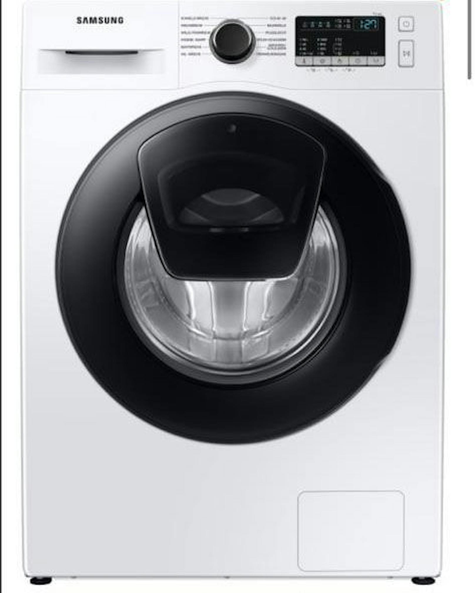 Die neue Waschmaschine der Marke Samsung kommt schon am Dienstag