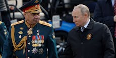 Russen-Generäle verspotten Putin-Minister Schoigu