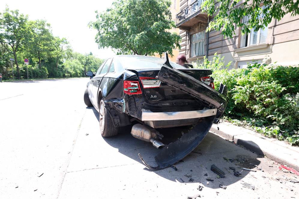 Die Verfolgungsjagd endete mit einem Trümmerfeld auf der Weißgerberlände.