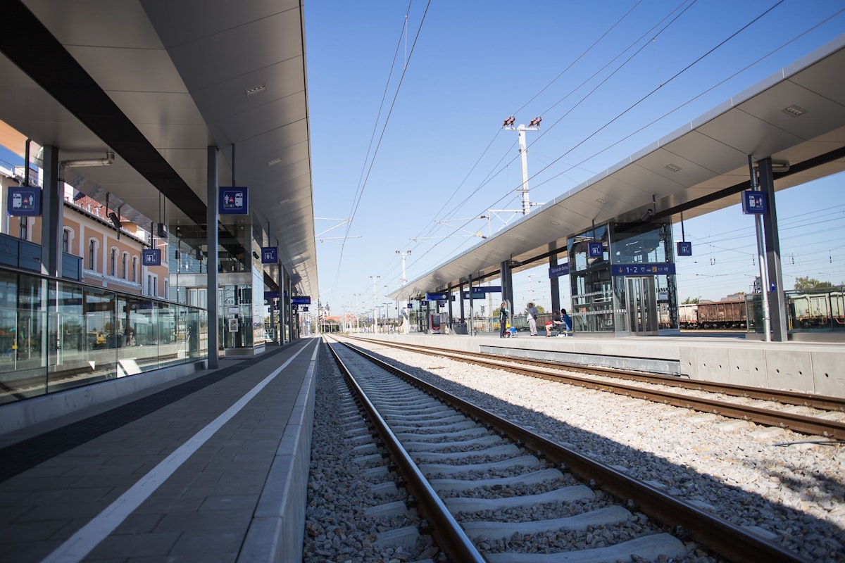 Der Bahnhof in Tulln
