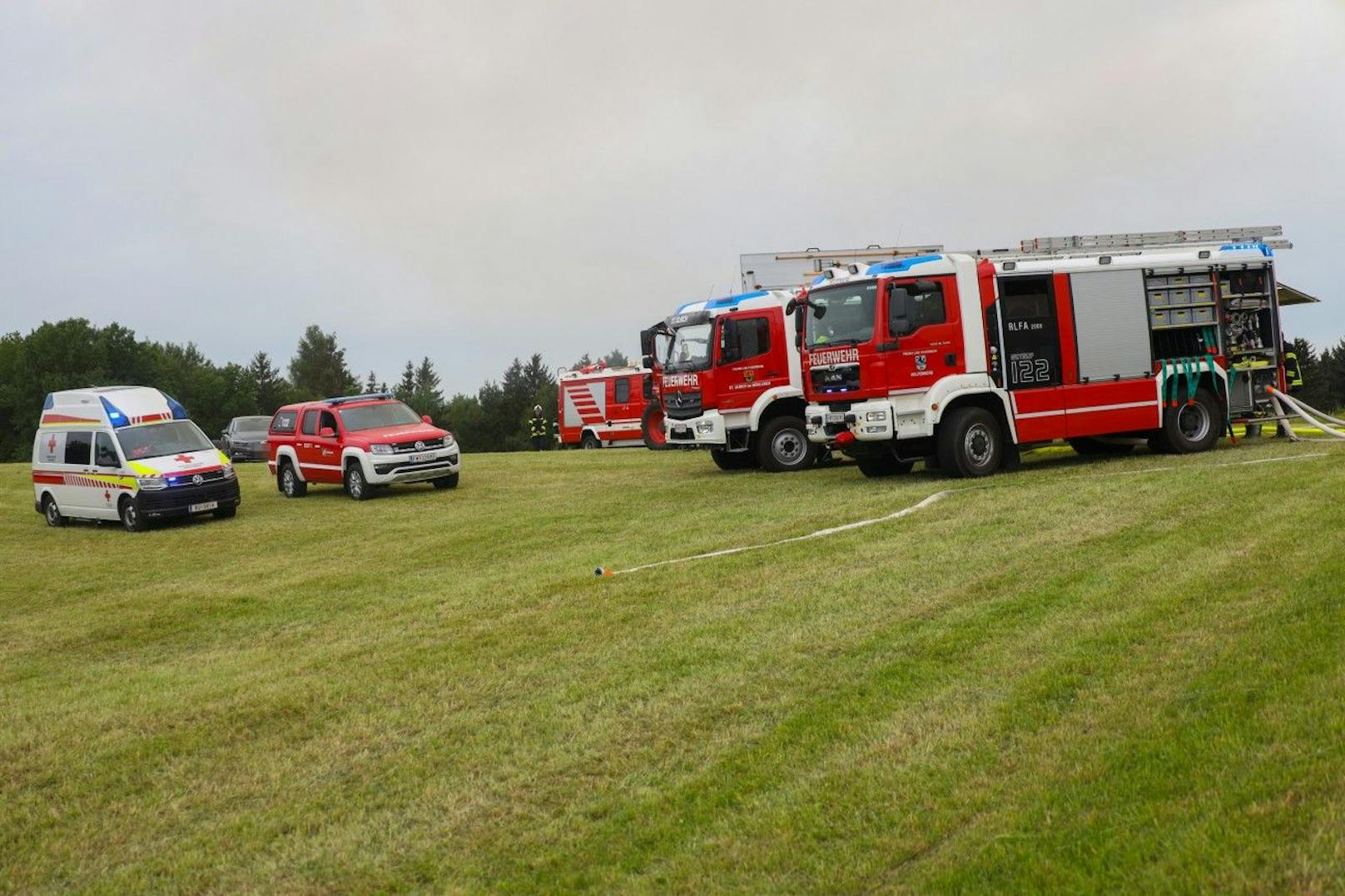 Die Feuerwehr rief bald Alarmstufe 3 aus.