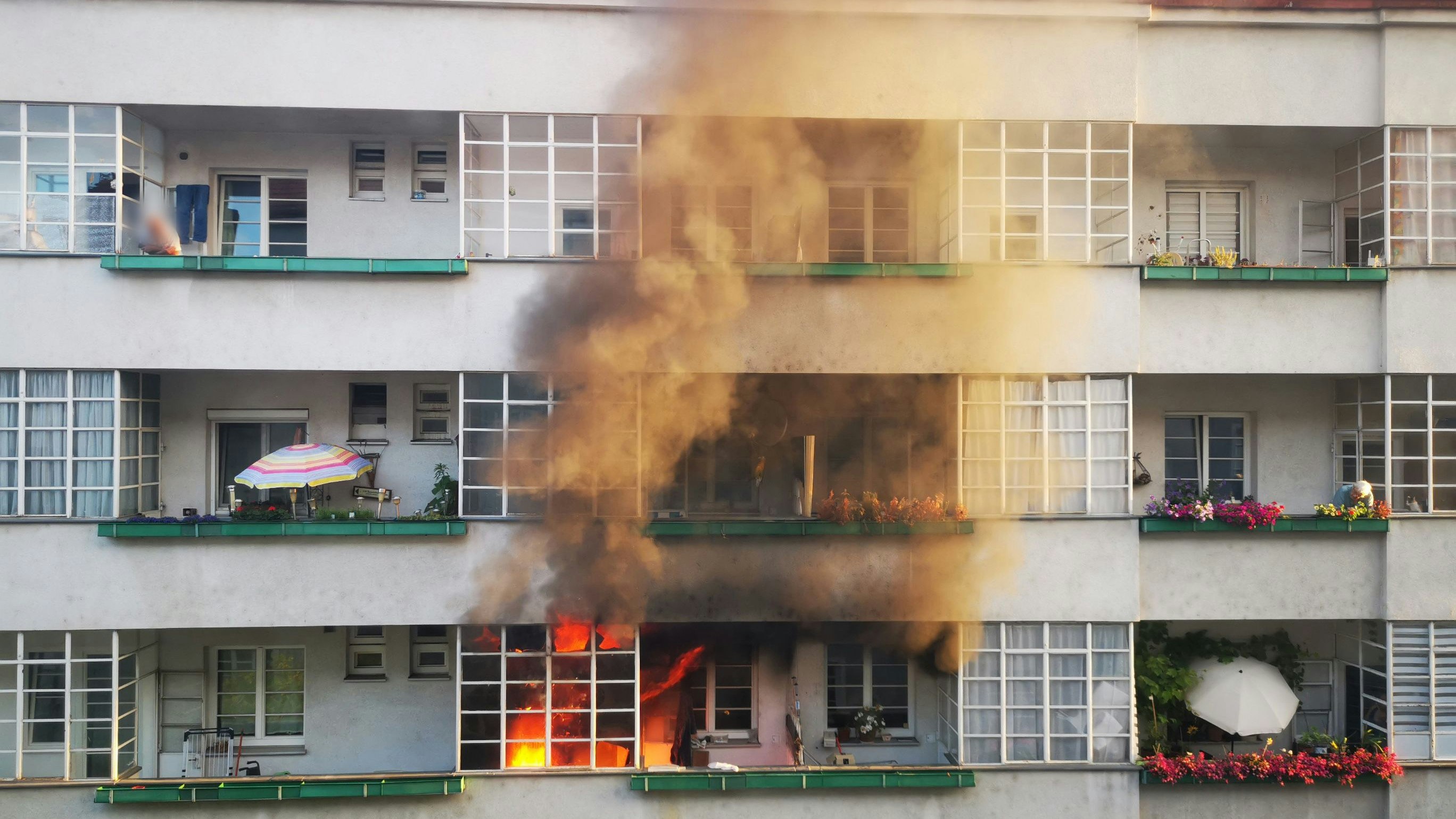 Brand in Wien-Margareten