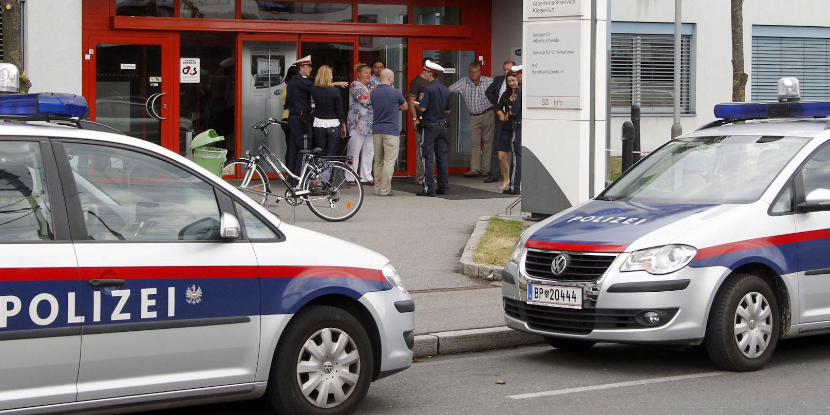 Polizei-Einsatz in Klagenfurt (Archivfoto)