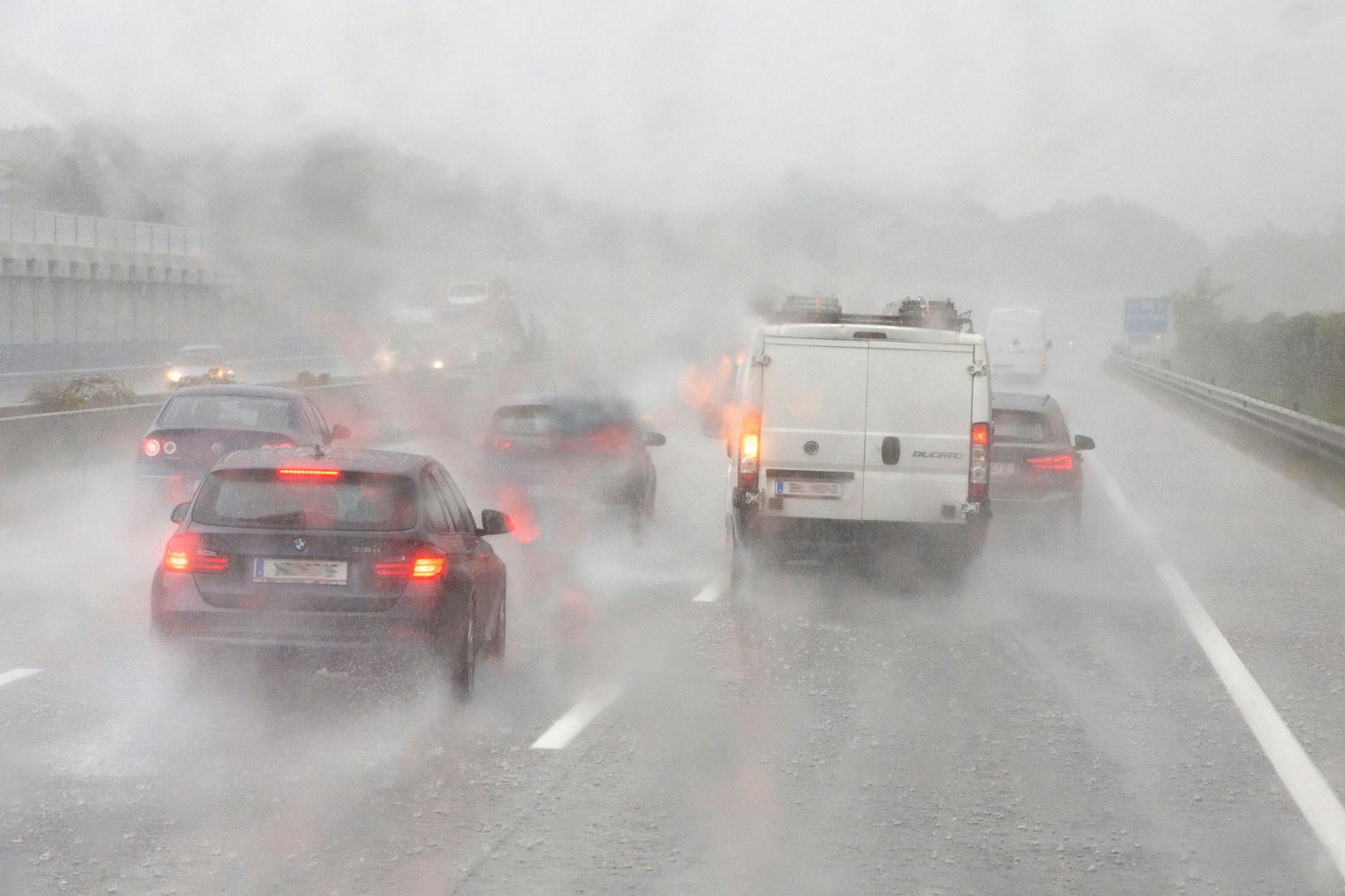 Schwere Unwetter wüten über Österreich. Archivbild. 