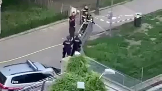 Feuerwehr säuberte das Areal in Wien-Landstraße