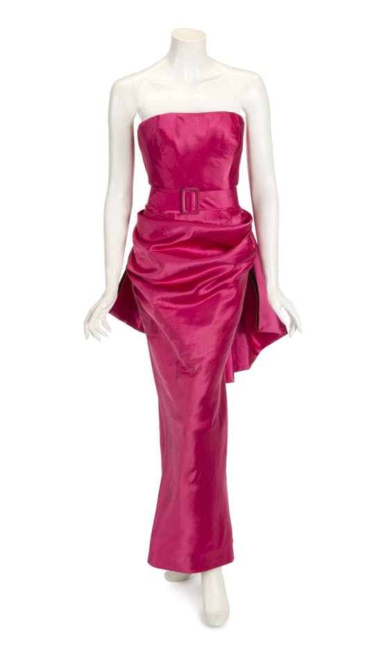Alles was ein "Material Girl" braucht. Das pinkfarbene Kleid, das dem Kleid von Marylin Monroe nachempfunden wurde, ist mehr als 280.000 Euro wert.