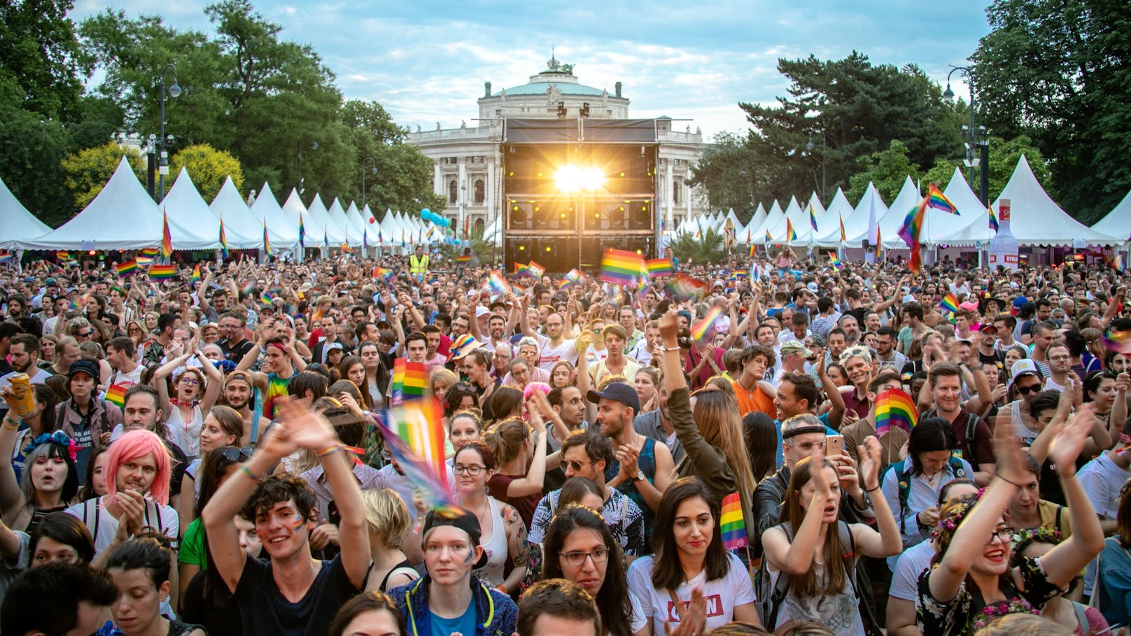 Pride Village am Wiener Rathausplatz