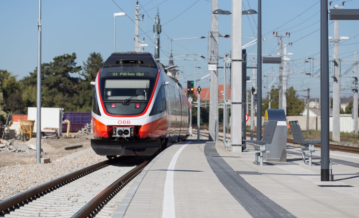 Der Bahnhof in Tulln