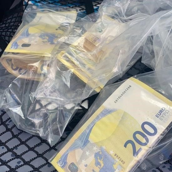 Die sichergestellten Geldscheine.