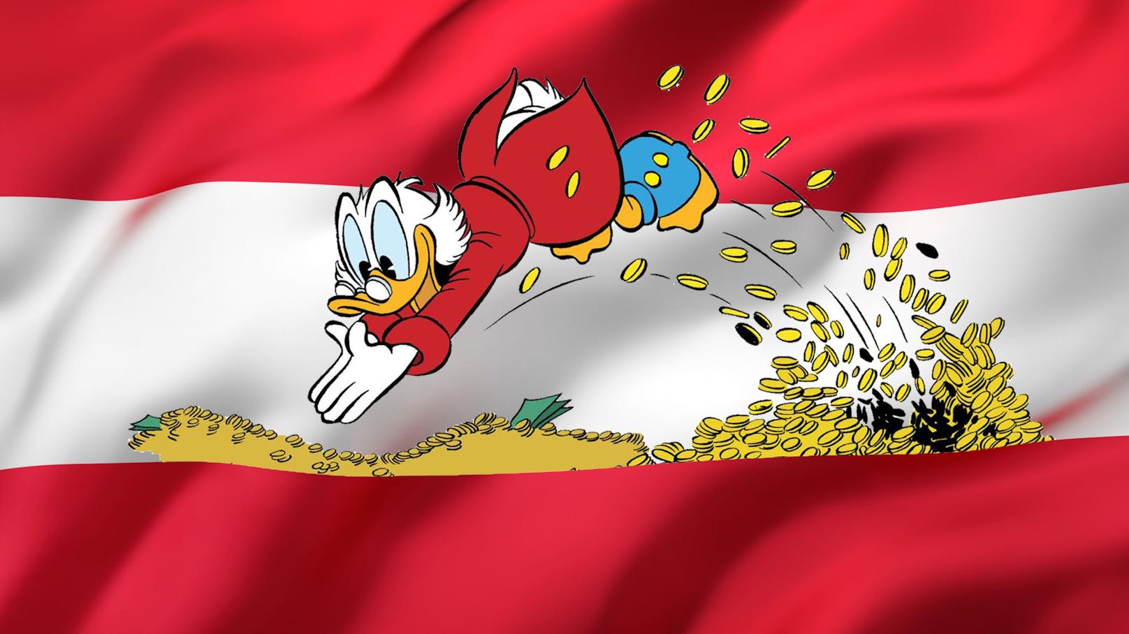 Stockerlplatz beim Abkassieren: Österreich auf Dagobert-Duck-Kurs