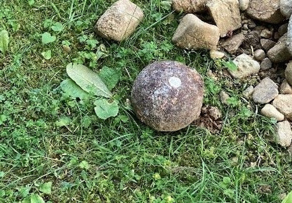 Eine Kanonenkugel aus der zweiten Türkenbelagerung wurde mitten in Hietzing entdeckt.