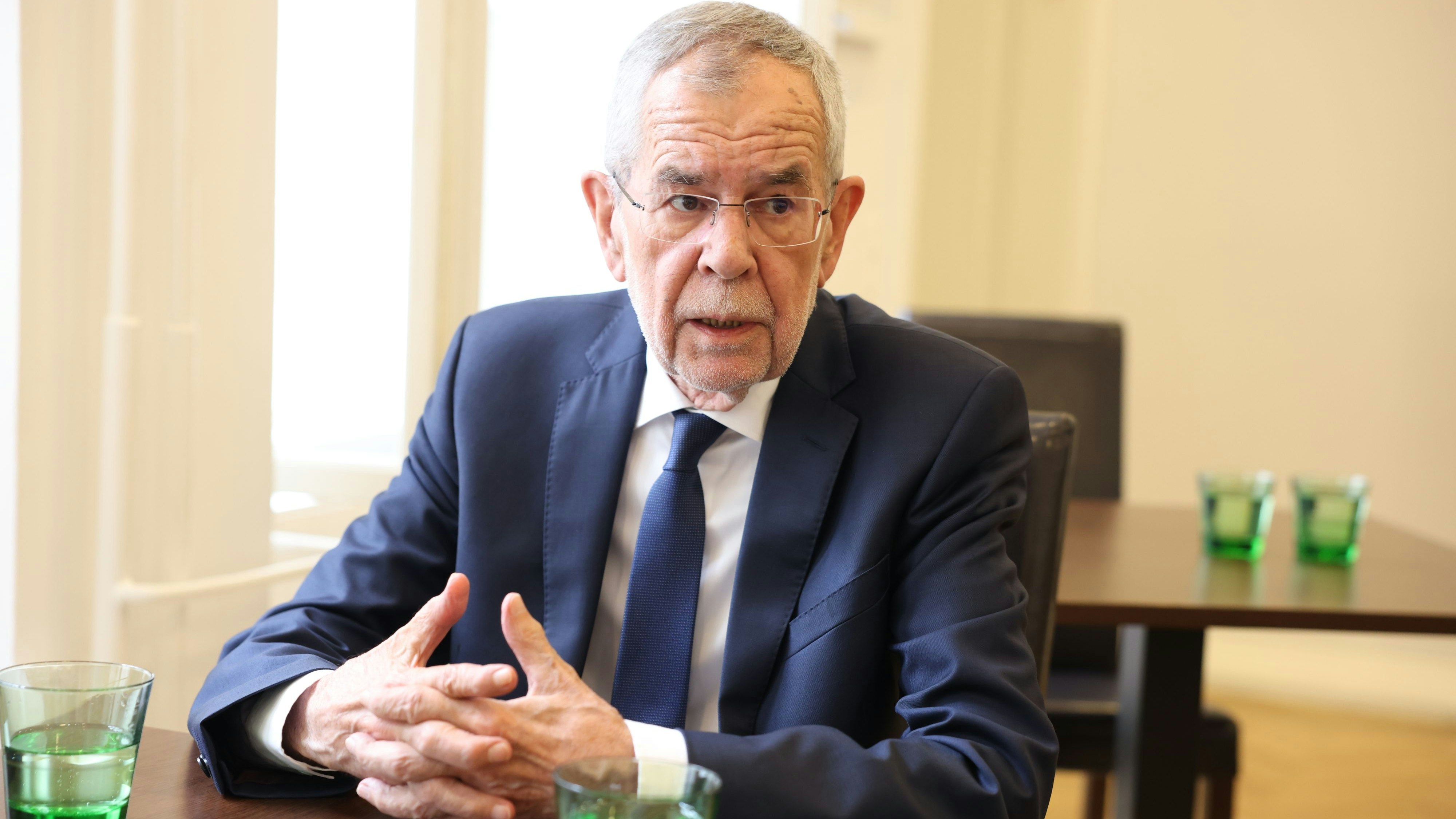 Alexander Van der Bellen im "Heute"-Interview.