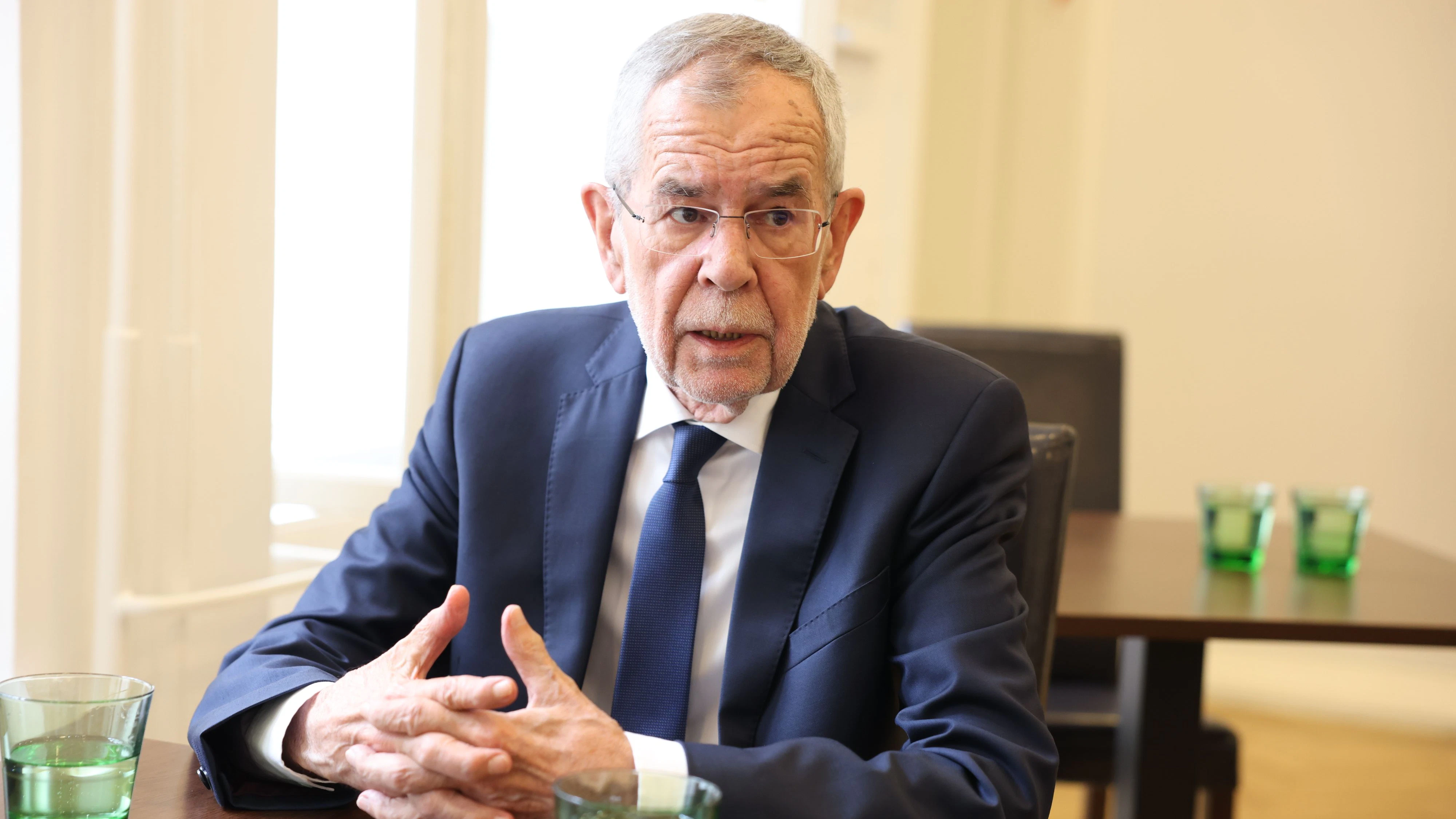 Alexander Van der Bellen im "Heute"-Interview.