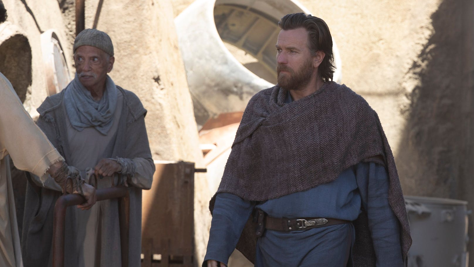 Ewan McGregor (rechts) als gereifter Obi-Wan.
