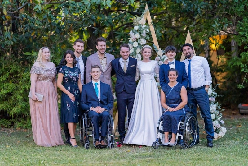 Die Hochzeit fand in der Pfingstkirche Gemeinde Gottes in Brunn statt.