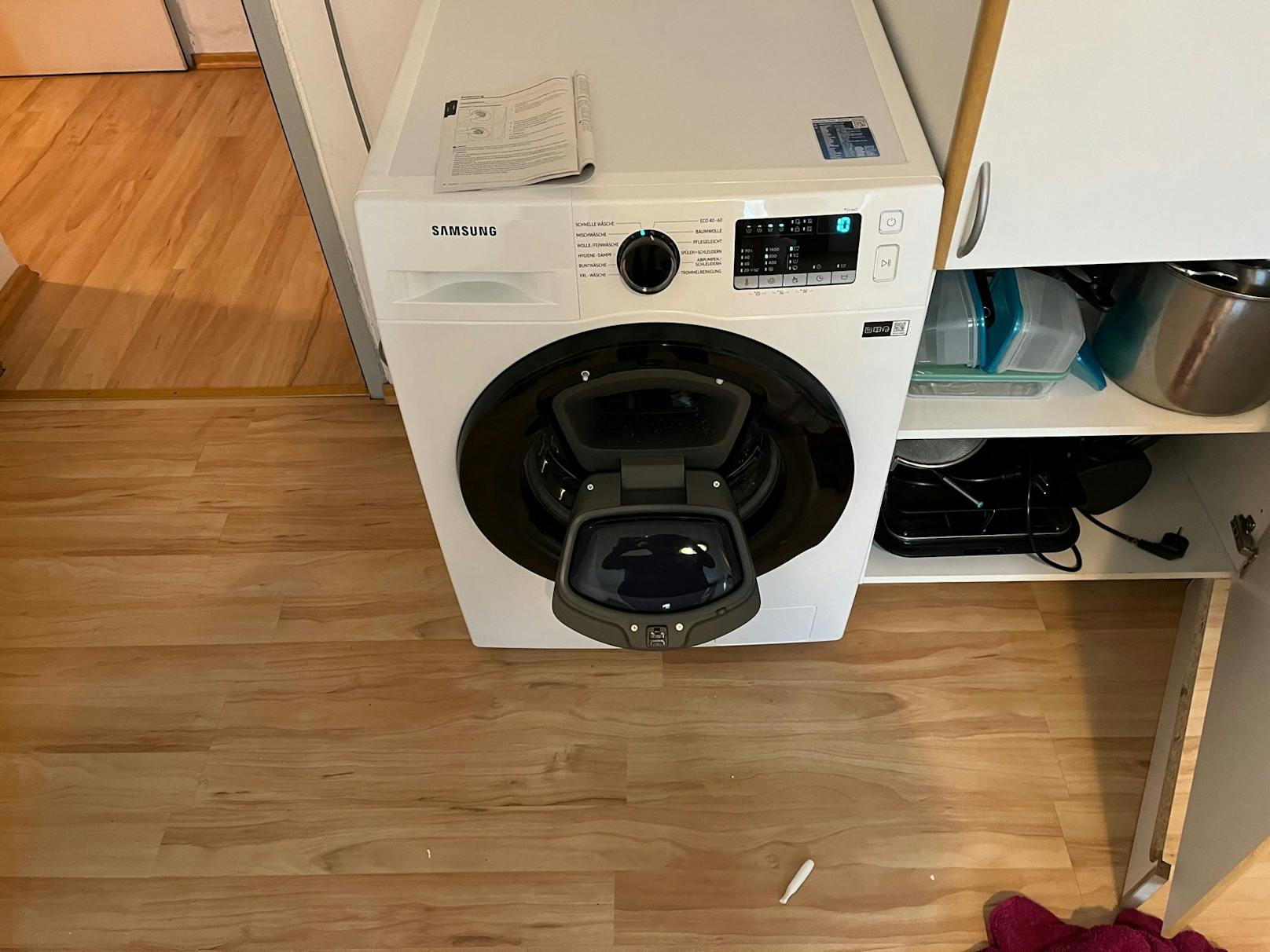 Die neue Waschmaschine