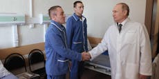 Putin besucht verletzte russische Soldaten