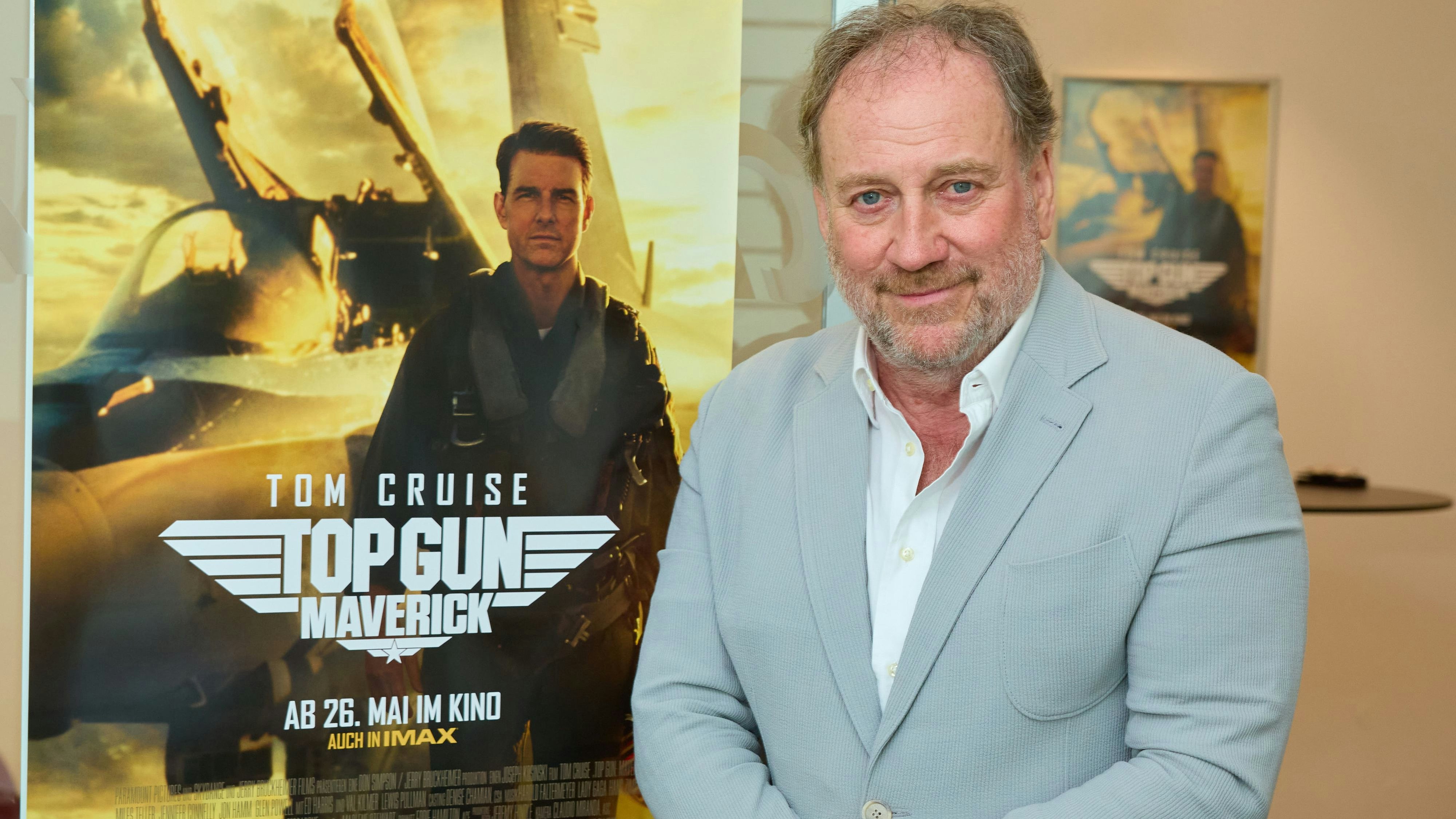 Download von www.picturedesk.com am 25.05.2022 (14:23).  Copyright: Starpix/ Alexander TUMA, 23.05.2022 Wien, Harold FALTERMEYER, , Interview zu Top Gun: Maverick im Cineplexx Millennium City Wien - 20220523_PD18409 - Rechteinfo: Rights Managed (RM)