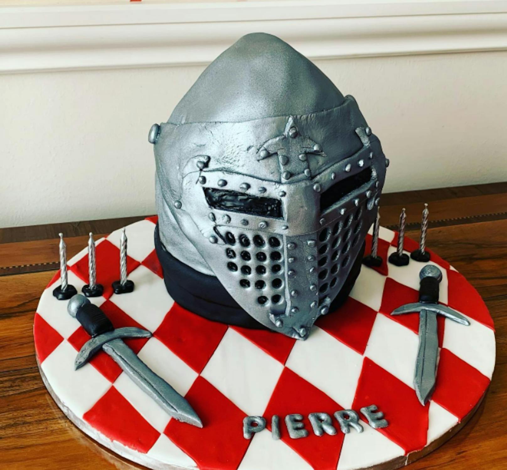 Eine Torte für Ritter.